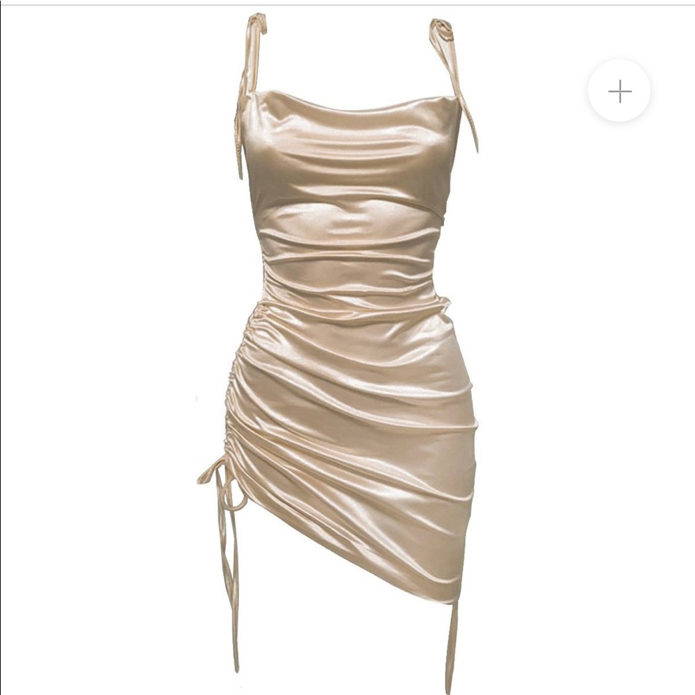 Satin mini dress